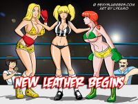 New Leather 1 - Mitzi vs Vonda