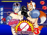 Teen Girls Braless Boxing Part 3