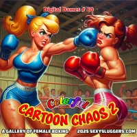 Digital Dames 80: Colorful Cartoon Chaos 02