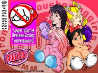 Teen Girls Braless Boxing Volume 2 Part 3
