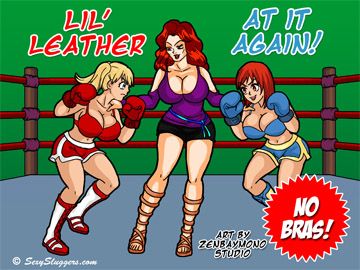 Lil Leather At it Again Topless