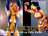 Slamazons 03 Lande Layde vs Pink Rose